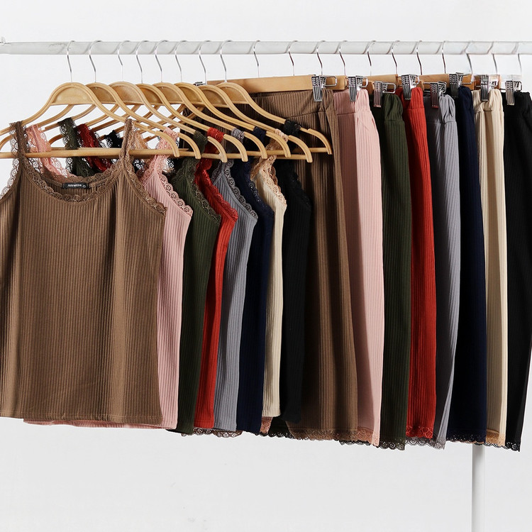 ست تاپ و شلوارک زنانه Bershka